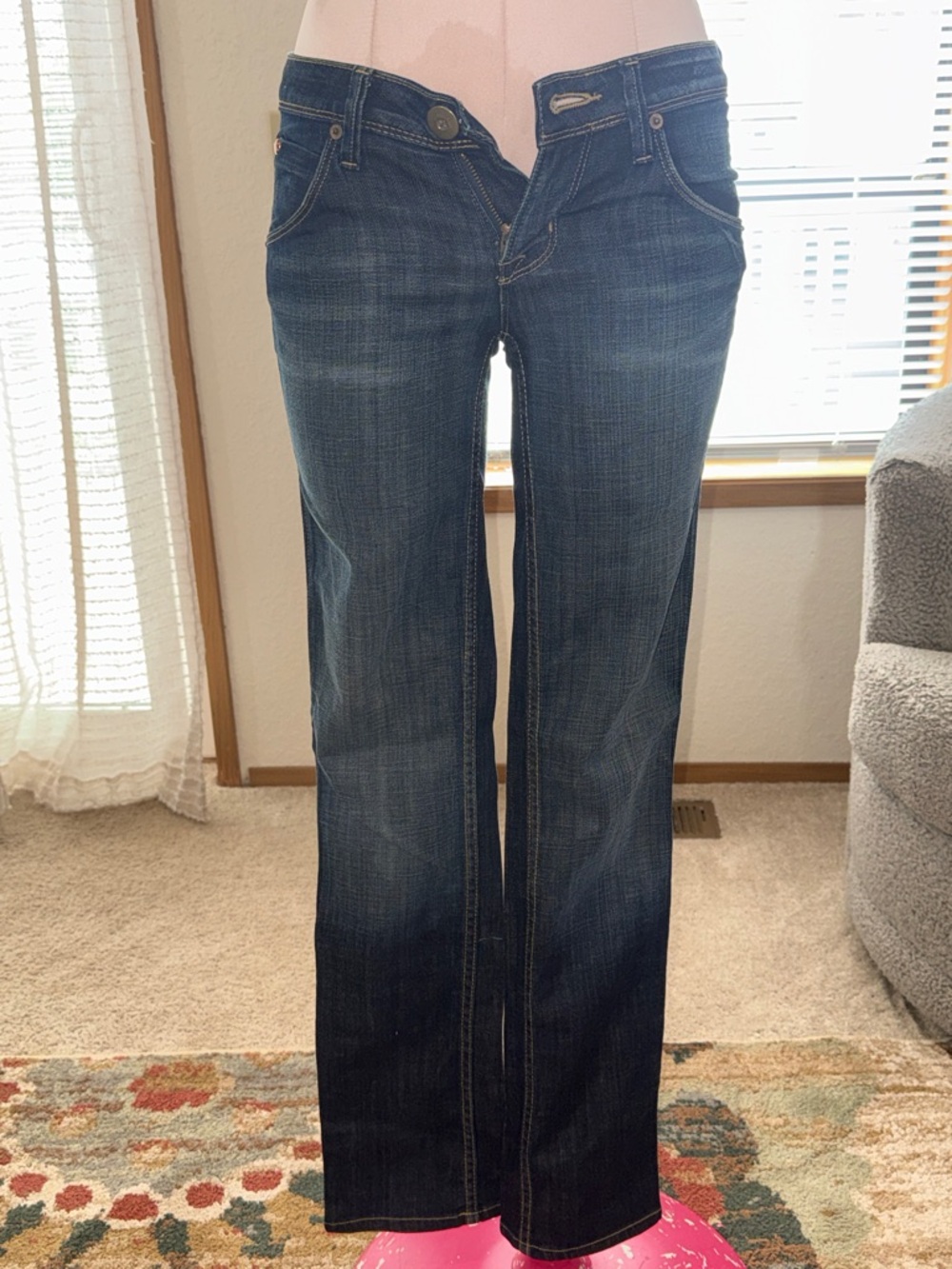 Hudson Jeans Straight Leg Women's Jeans - Dark Blue